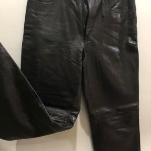 Hugo Buscati Vintage Leather Pants